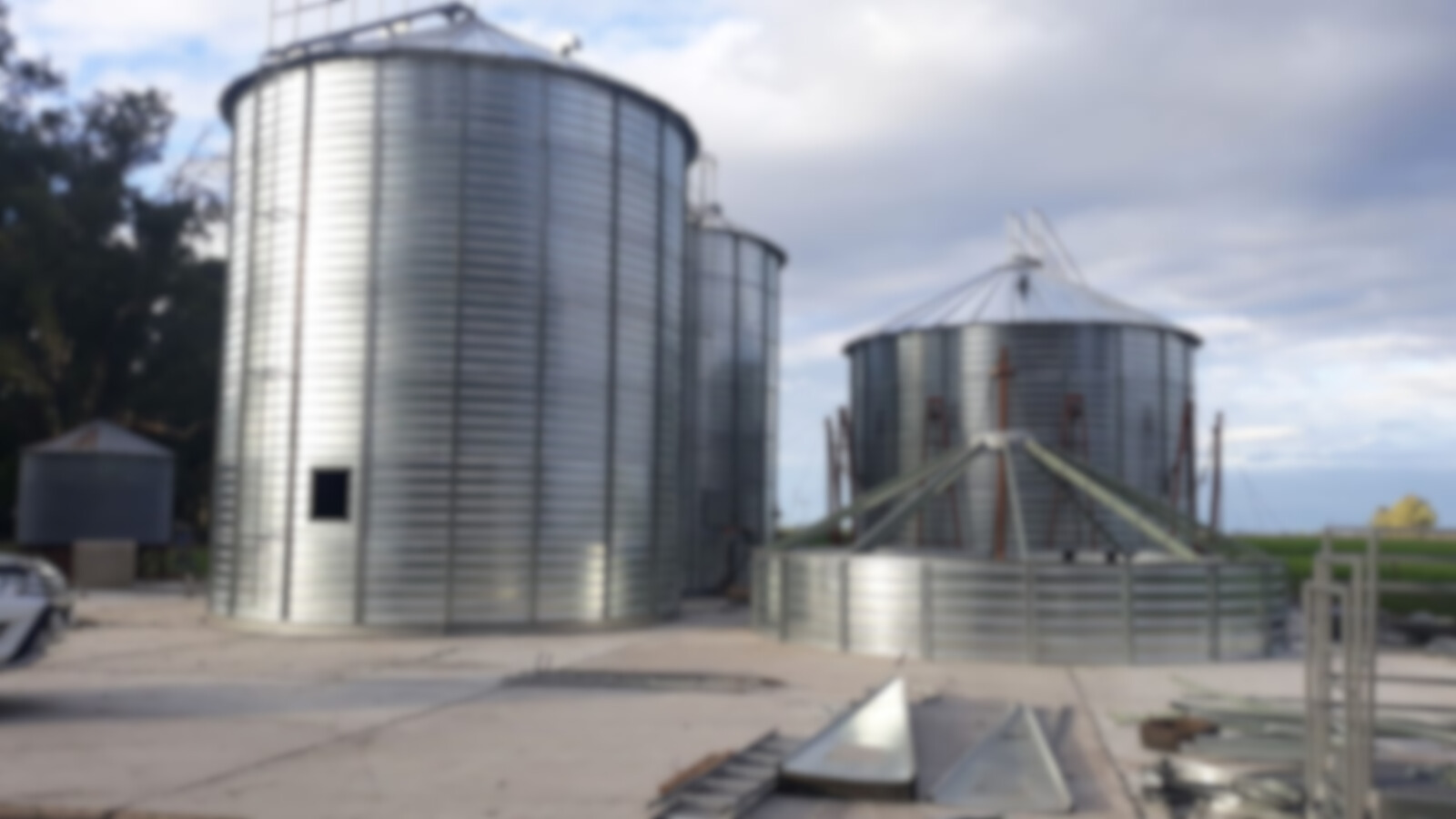 Background image of silo plants